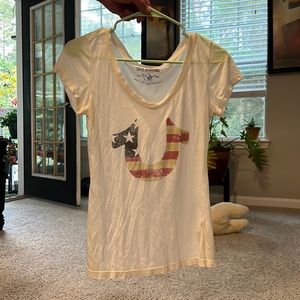True Religion XS women’s Fourth of July Shirt.
